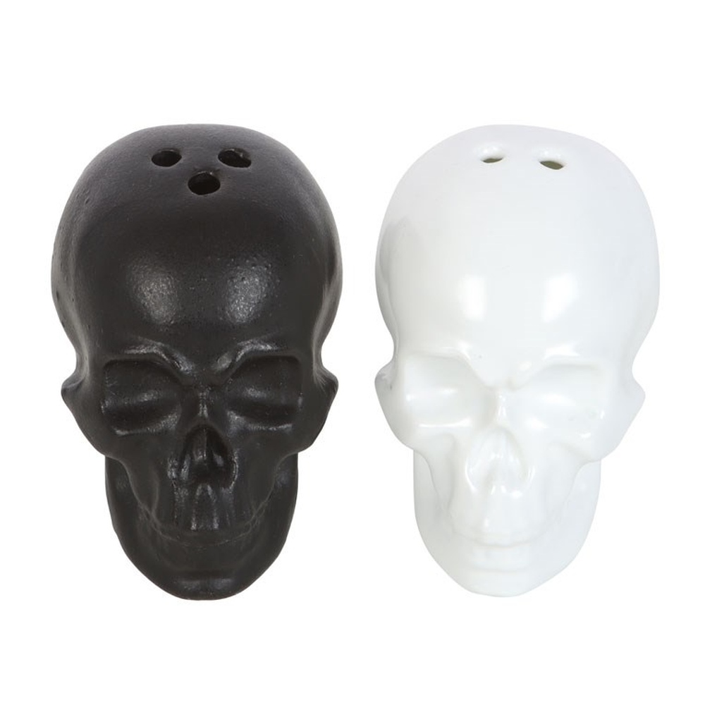 Something Different - Skull Salz- und Pfefferstreuer - Schwarz